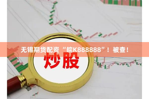 无锡期货配资 “皖K888888”！被查！