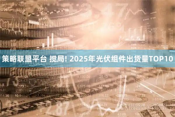 策略联盟平台 搅局! 2025年光伏组件出货量TOP10